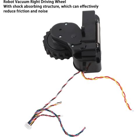 Ortviai Roue motrice droite pour robot aspirateur Proscenic M6 PRO – module en ABS silencieux et antidérapant (1/4)