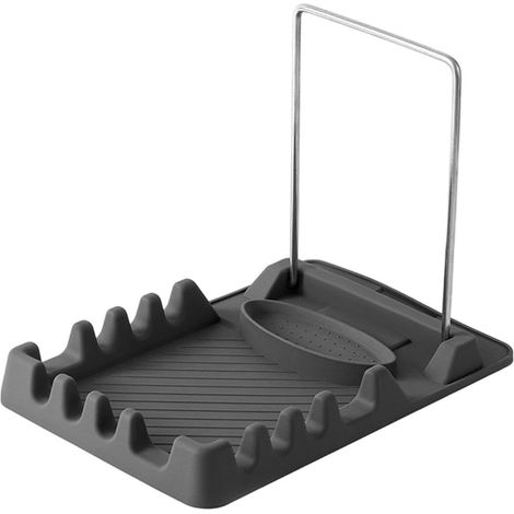 Folding Kitchen Spoon Rest Utensils Pot Lid Storage Rack Holder Household Spoon Rest for Home Kitchen Restaurant Countertop Shelf Cutting Board
