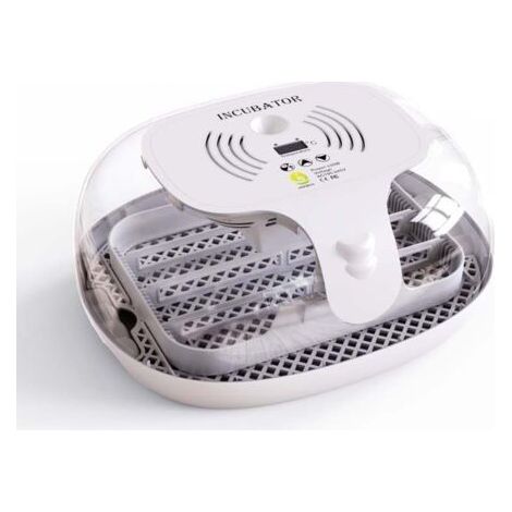 16 incubateur d'œufs domestiques, équipement d'élevage de poussins, incubateur de cailles, Professionelle LED Eier Inkubator Vollautomatisch Brutmaschine,mit Effizienter LED Beleuchtung