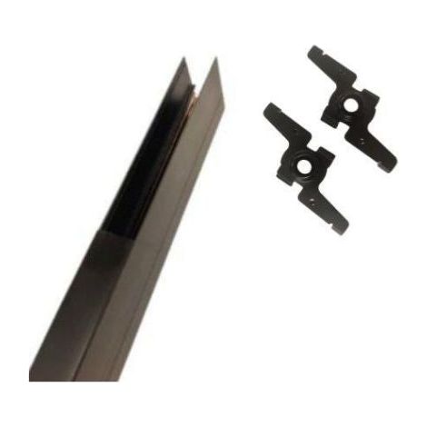 Kit Rail Magnétique en Saillie 1M + Fixations - SILAMP (1/2)