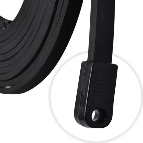 Endkappe mit Loch für Flachkabel
