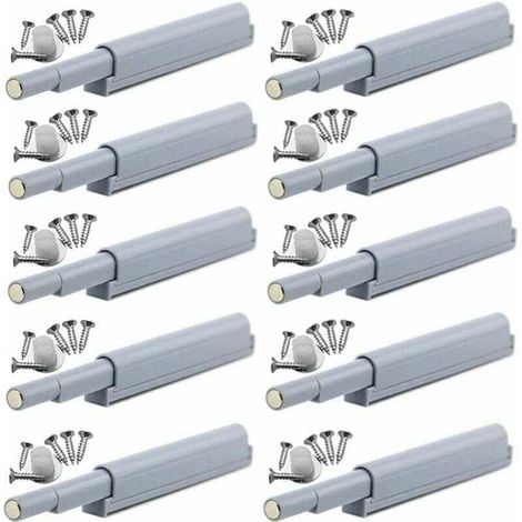 Appuyez pour ouvrir magnétique loquets Fermetures magnétiques push-open ouvre et ferme la porte avec une simple pression (10 pièces) (1/4)
