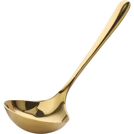 Louche à soupe de cuisine en acier inoxydable 304, grande taille, à long manche, pour la maison (1/5)
