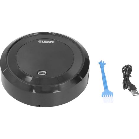 Aspirateur Robot - 2000 Pa - 250 M² - Capteur Anti-chute Infrarouge - 45 Db - Hauteur 6 Cm - Pour Sol Dur Et Moquette Basse - 1 Pièce (1/5)