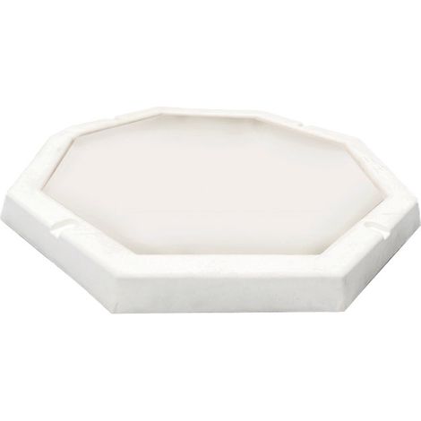 Piatto Doccia Ottagonale da Esterno Giardino 80 cm Arkema Bianco (1/4)