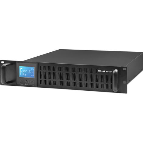 Sistema de alimentación ininterrumpida Qoltec UPS RACK, 1 kVA, 800 W, LCD (1/5)