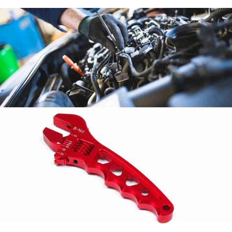 Clé de réglage antirouille légère rotation fluide pour réparation maison auto rouge (1/5)