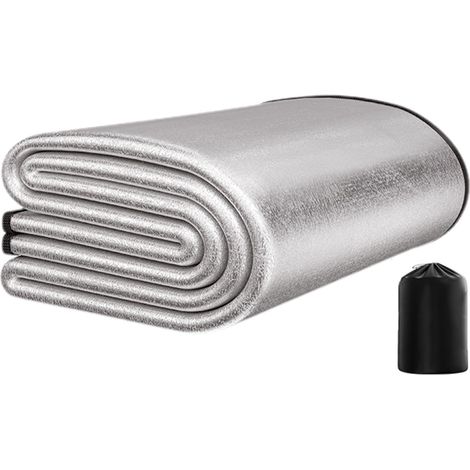 Isoliermatte fürs Camping – Faltbare Isomatte aus Aluminium und Schaumstoff Schlafmatte für Zelte, Wärmematte zum Reflektieren von Wärme, in 4 Größen erhältlich
