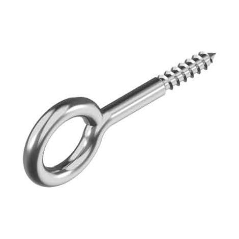 OCCHIOLO A VITE INOX 6x66 mm (Ø 14 mm)