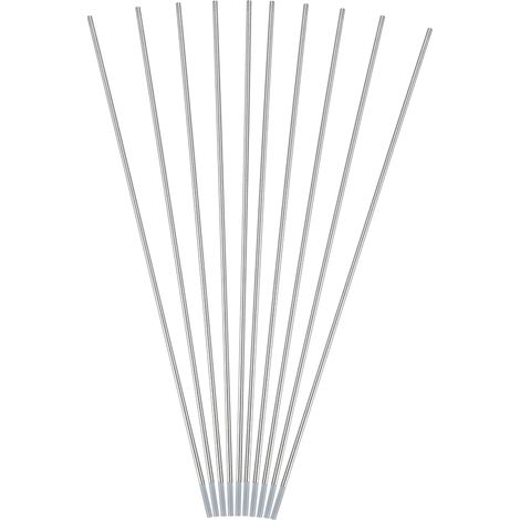 10 Stück WC20 Cer-Wolfram-WIG-Elektroden zum Schweißen von Edelstahl und Kohlenstoffstahl (2,4 mm 175 mm) (1/5)