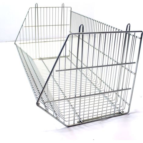 Cestones Alta Calidad Acero Almacenaje Apilables Picking Galvanizado Cestas Gavetas Metálicas 94cm x 45cm x 48cm