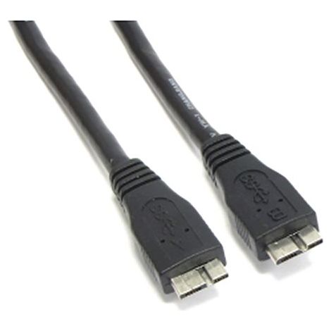 BeMatik - Cable SuperSpeed USB 3.0 (MicroUSB-M Tipo A/MicroUSB-M Tipo B) 50cm (1/3)