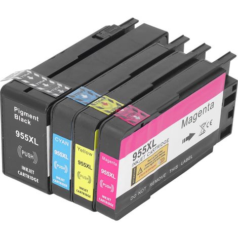 Cartouche d'encre noire, bleue et jaune, accessoire d'impression pour OfficeJet Pro 7720 7730 7740 8210 (1/5)
