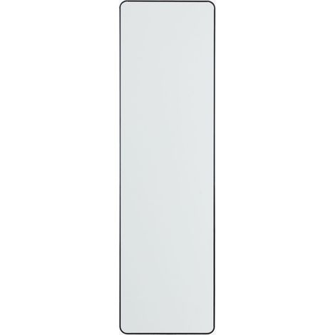 SKLUM Rechteckiger Wandspiegel aus Aluminium 35x120 cm Sadint Schwarz (1/5)