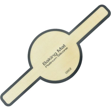 Tapis de cuisson en silicone pour pain et four, outils de cuisson, transfert de pâte, tapis de cuisson en silicone platine, tapis pour cocotte en fonte. (1/5)