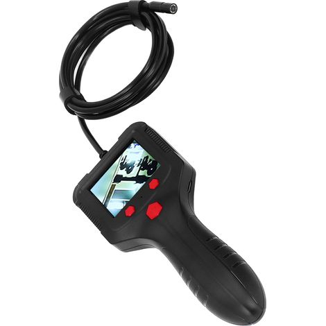 Endoscope étanche avec écran LCD 2,4 pouces HD, caméra flexible pour inspection de tuyaux et câbles, éclairage LED intégré 5V. (1/5)