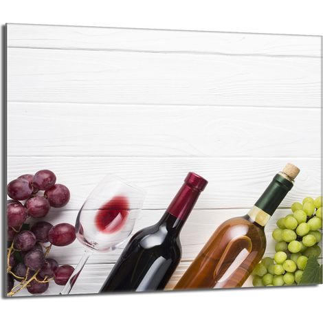 protège-plaque de cuisson en verre 60x52 Vin (1/5)