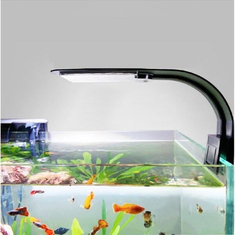 Aquarium LED Aquarium lumière Clip-on lampe plantes poussent lumières aquatique eau douce Aquarium lampes étanche 220 V (1/3)