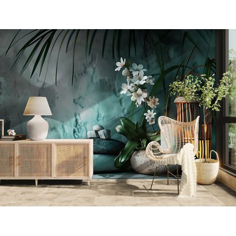 Papier peint zen – Composition spa minérale - 150 x 250 cm (1/2)