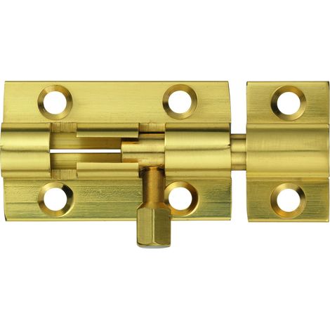ABUS 035937 - SR40MB Pestillo de latón acabado en latón 40 mm blister