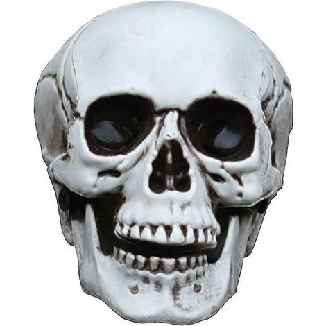 1 unidad de accesorio de calavera de Halloween, esqueleto de plástico de simulación, decoración para fiestas, juguete divertido (1/2)