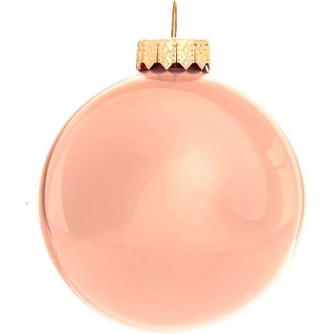 ARPIMEX Box 36 Sfere Natale Vetro D 40 Mm Albicocca