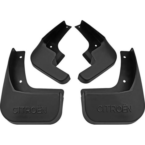 Bavettes de protection adaptées aux pneus des Citroën C-Elysee 2013-2017.