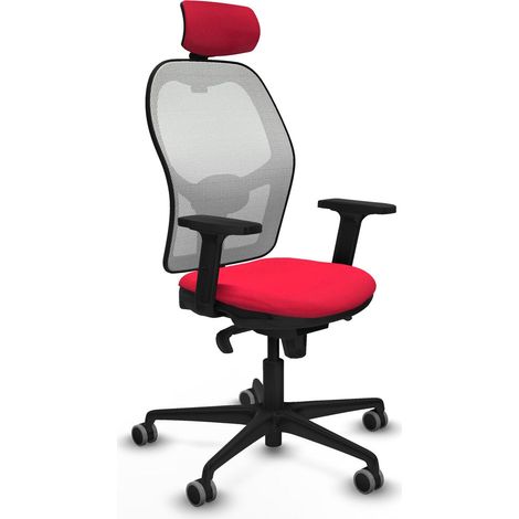 Sedia Ufficio con Poggiatesta Piqueras y Crespo 2D036G2 Rosso (1/5)