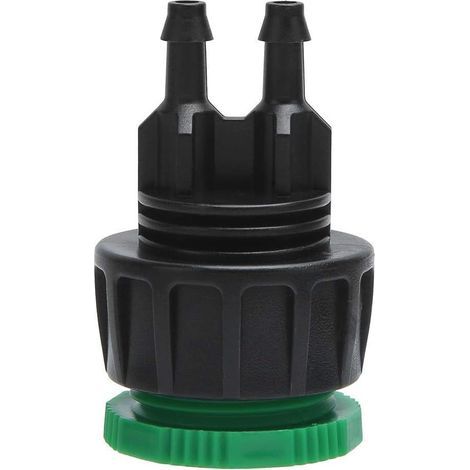 Lntyq Connecteur Rapide, 10 Pièces Raccords de Tuyau D'arrosage en Plastique Adaptateur Micro Irrigation Raccord Rapide Convient pour Tuyaux de 4/7 mm (1/5)