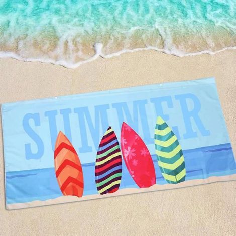 Serviette De Plage - Microfibre Anti-Sable - 160x80 Cm - Séchage Rapide - 1 Pièce (1/5)