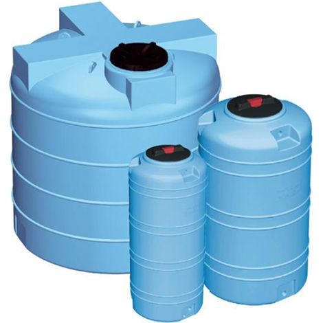 Serbatoio da esterno verticale linea vertigo 1000 litri azzurro rototec vn1000