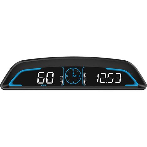 Velocímetro GPS digital HUD universal para coche con ajuste automático de brillo y alarma de velocidad para vehículos. (1/5)