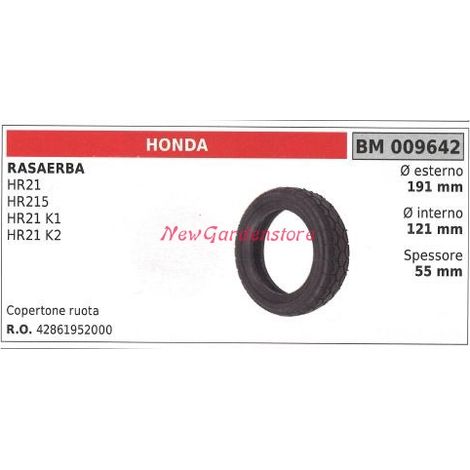 Rueda HONDA cortacésped HR 21 215 009642 42861952000
