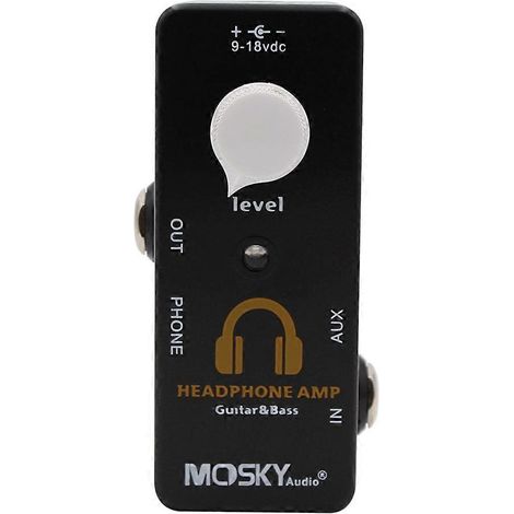 Amplificateur de casque MOSKYAUDIO, ampli casque micro-type, pédale d'effet pour guitare (1/5)