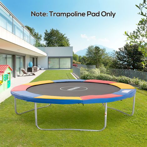 Almohadilla de seguridad de repuesto para trampolín Ø 305 cm, resistente a los rayos UV, resistente al desgarro, multicolor.