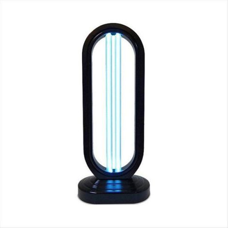 Lampe UVC - Lampe Ultraviolette Pour Bureau Et Intérieur - Minuterie 15/30/60 Min - Puissance Adaptée Pour Surface Jusqu'à 40 M² - 1 Pièce (1/5)