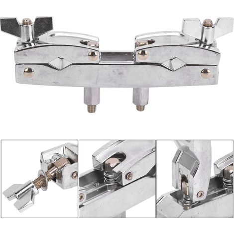Tige de fixation en alliage d'aluminium argenté WC50 pour accumulateur, polyvalente et durable (1/5)