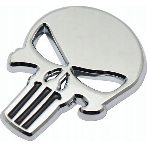 Adesivo EMBLEMA teschio 3D PUNISHER (1/3)