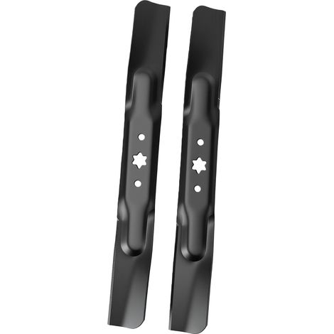 Lames de tondeuse avec trou 6 étoiles de remplacement, 2 pièces, pour tondeuse Craftsman T105 T107 T110 T130 T210 T1000 T1100 42 pouces 742-04308 742-04308A (1/5)