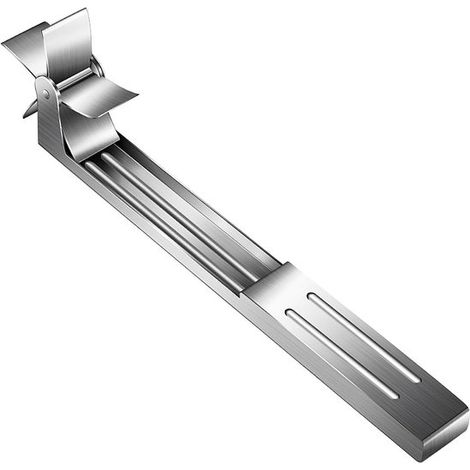 Cortador de fruta - Molino de melón - Cortador de fruta rápido - Acero inoxidable - 30 cm - Color plata (1/5)