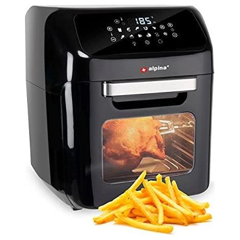 Northix Heißluftfritteuse 12L schwarz 1800W