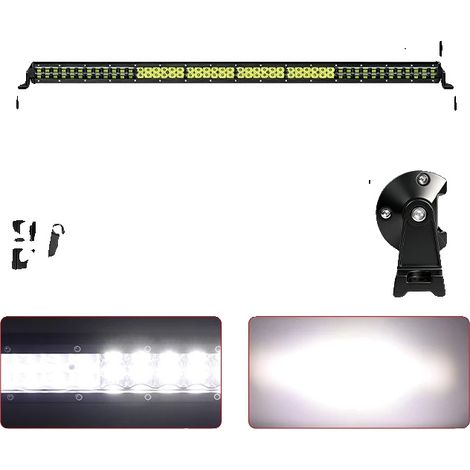 Barra luminosa a LED impermeabile a doppia fila da 42 pollici (42 pollici) per faretti e illuminazione da pavimento. (1/2)