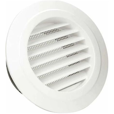Grille de ventilation, grille de ventilation ronde en ABS de 4 pouces avec moustiquaire, grille de protection pour conduits de ventilation, grille de ventilation avec écran de protection (ø100mm) (1/5)