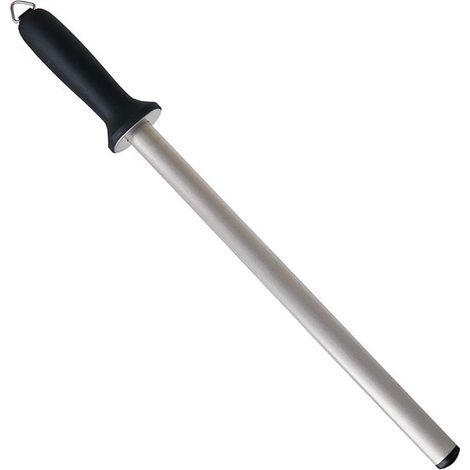 Afilador de diamante, PP, Plata, negro, 439 mm, Adecuado para reafilar y mantener todo tipo de cuchillos (excepto cuchillos dentados/de cerámica) (1/5)
