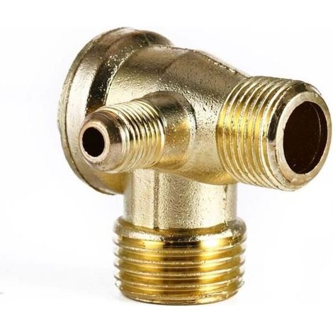 201610MM Valve de 3 Bouches Anti-retour Connecteur pour compresseur d\\'air (1/4)