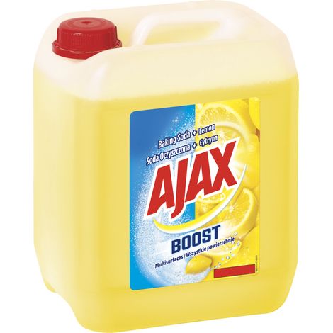 Ajax BOOST Líquido universal de bicarbonato de sodio y limón 5 L (1/2)