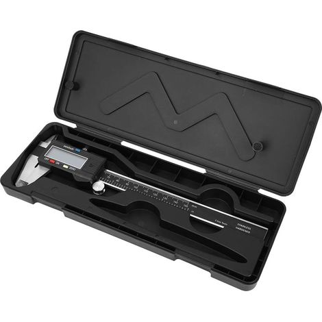 Pied à Coulisse Numérique De Précision, Jauge De Mesure électronique en Acier Inoxydable 0-150mm 0.01mm avec Grand écran LCD (1/5)