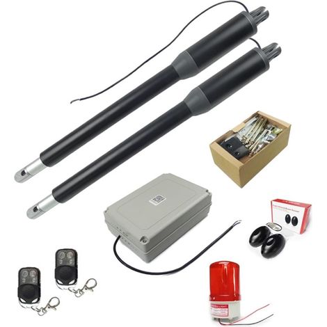 Kit d'ouvre-portes automatiques 200 Kgs Swing Gate Driver Actionneur Perfect Suit Opener Gate Engine Motor System Porte automatique pour accessoires de portail coulissant ( Color : Kit 1 , Size : 1 UK (1/5)