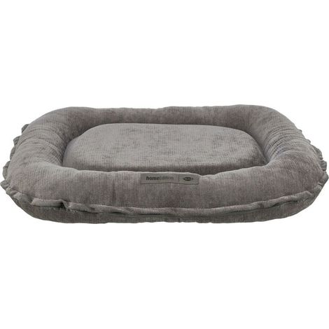 Cuscino per cane - TRIXIE - Vital LENNOX - Tessuto ciniglia - Ovale - 70 x 55 cm - Grigio (1/5)