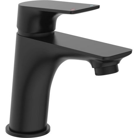 Grifo monomando de lavabo BOSTON negro mate SCHÜTTE (1/5)